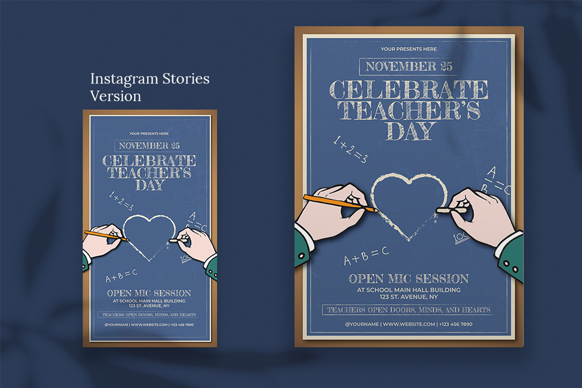 Metila - World Teacher's Day Flyer, a Flyer Template by Attype (Photo 4 of 5)