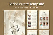 Tropical Bachelorette Itinerary Canv, a Presentation Template by SKY CREATION (Thumbnail 1 of 6)