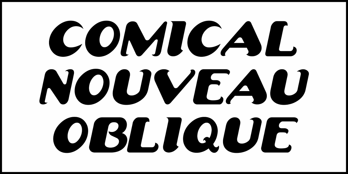 Comical Nouveau, a Handwritten Font by Jeff Levine Fonts (Photo 4 of 5)