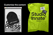 Apparel Shipment Bag Mockup, a Cups & Container Mockup by Studio Innate (Thumbnail 2 of 4)
