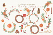 Christmas Watercolor Festive Clipart, an Animal Illustration by January Bloom (Thumbnail 21 of 32)