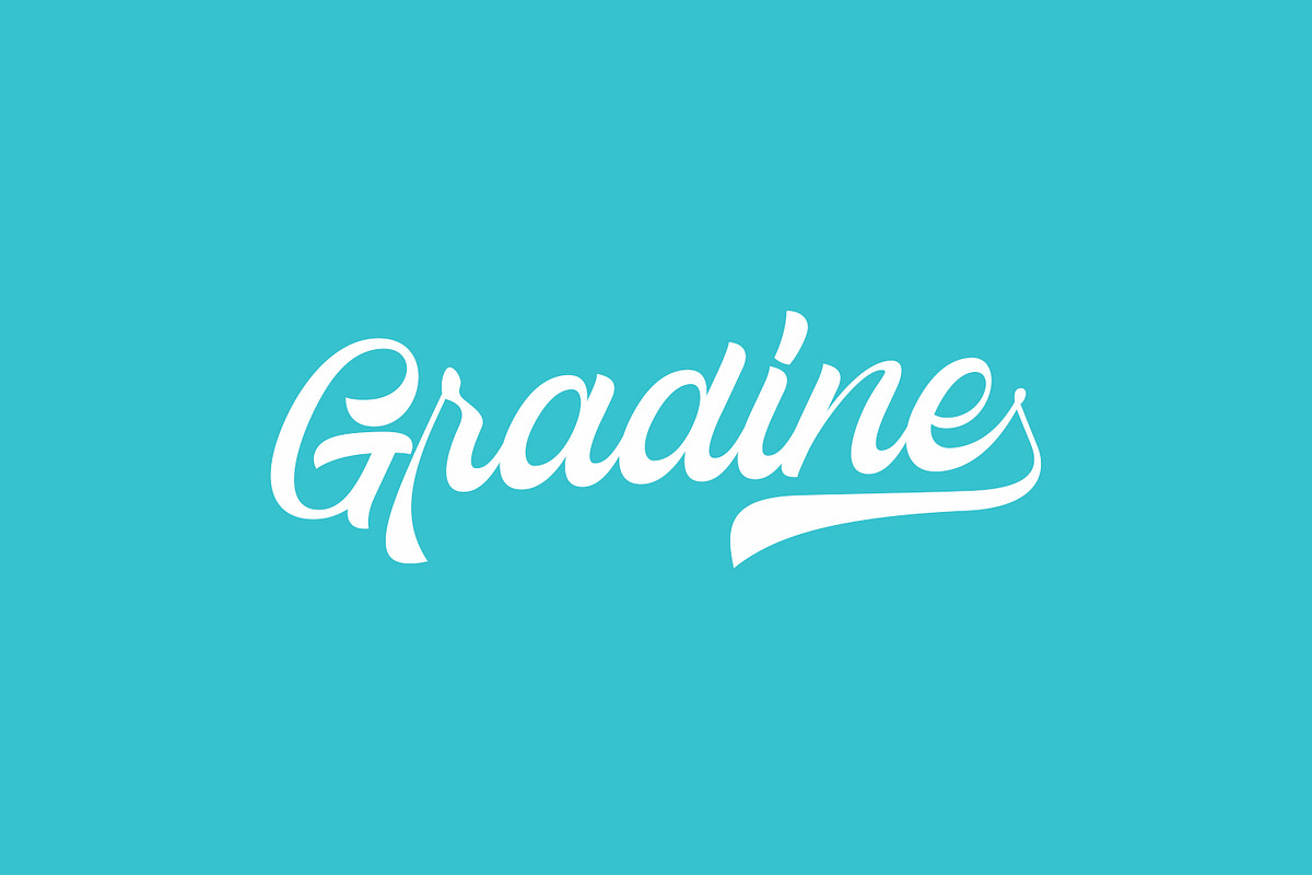 Gradine Script Font