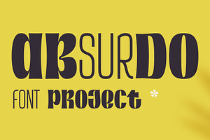 Absurdo playful font, a Sans Serif Font by kaer_shop