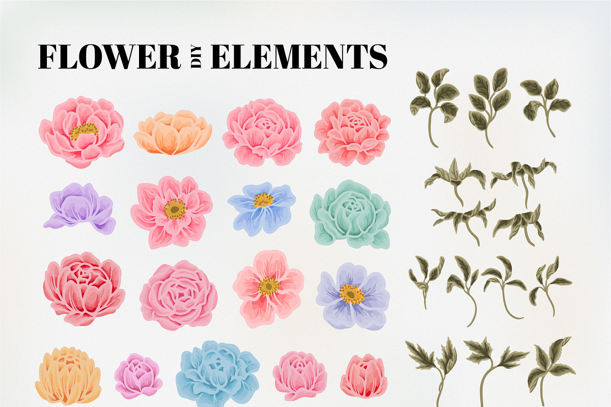 MAJESTIC FLORALS Clip Art Bundle, a Decorative Illustration by Artflorara (Photo 11 of 14)