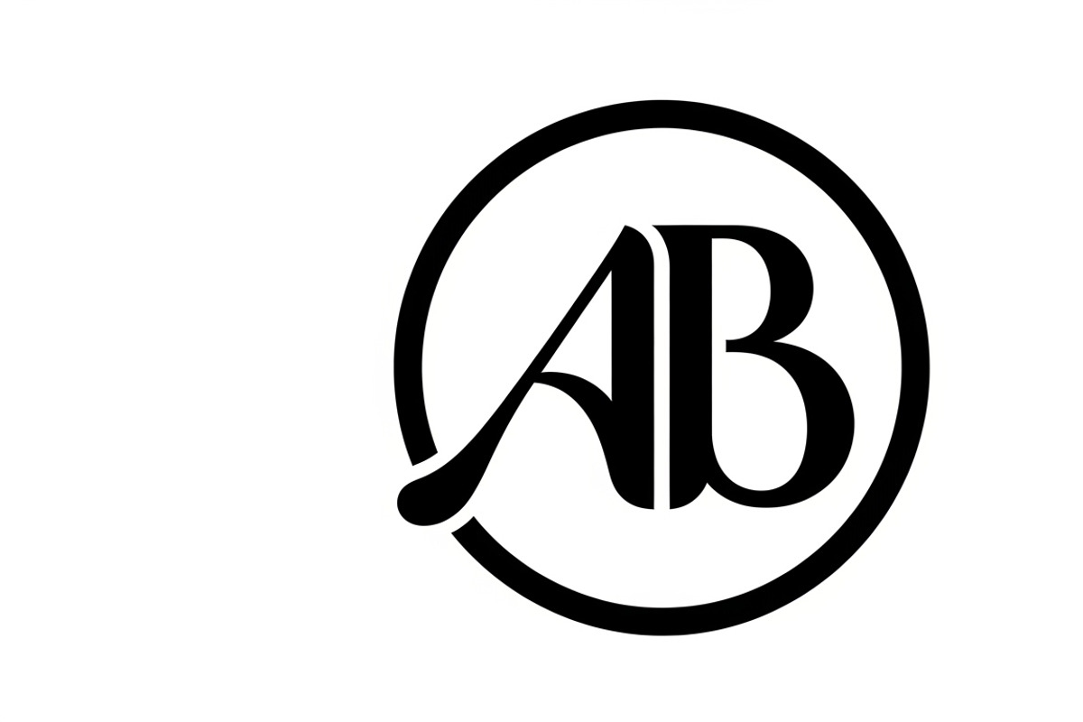 couple initial circle monogram, an Illustration by Amazin_art (Photo 9 of 31)