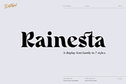 Rainesta Font, a Serif Font by Digitype Studio (Thumbnail 1 of 10)