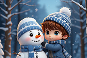 Procreate Chibi Christmas Stamps, a Brush Add-On by OneBerryCreations (Thumbnail 6 of 9)