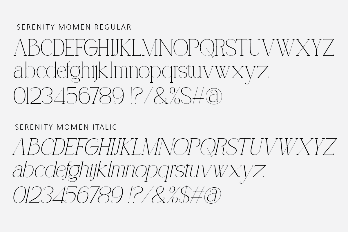 Serenity Moment, a Serif Font by Muksal Creative (Photo 9 of 10)
