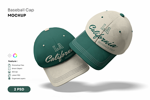 Baseball Cap Mockup