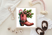 Christmas Western PNG, an Illustration by Designking (Thumbnail 3 of 4)
