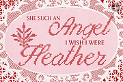 Heather knit - Stitch Font Bundle, a Script Font by Setara Langit CreativeStd (Thumbnail 9 of 14)