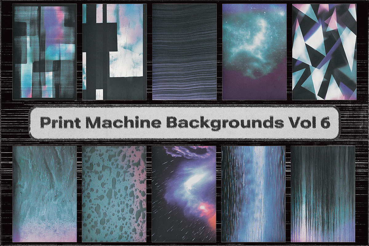 Print Machine Backgrounds Vol 6, a Background Graphic by bbymedia.store (Photo 1 of 3)
