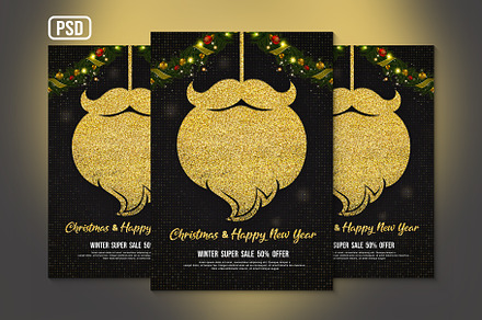 Merry Christmas Golden Flyer