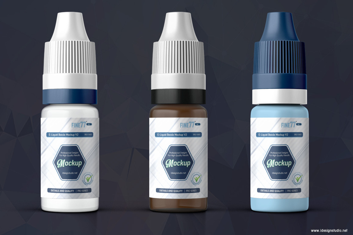 E-liquid Bottle Mockup V2, a Packaging Mockup by idesignstudio (Photo 4 of 6)