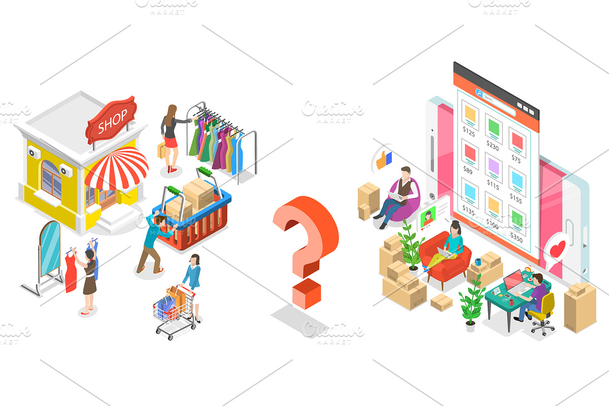 E-commerce Set 01, an Illustration by AndriiStore (Photo 7 of 10)