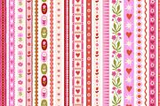 Love and flowers. Seamless patterns, a Pattern Graphic by venimo (Thumbnail 7 of 12)