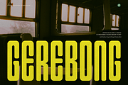 Gerebong | Condensed Sans Serif, a Font by gracetype_studio (Thumbnail 1 of 12)