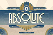 Decondol Art Deco Typeface, a Sans Serif Font by alit design (Thumbnail 6 of 17)