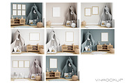 Kids Room Frame Bundle - 61 Mockups, a Print Template by VNmockup (Thumbnail 13 of 16)