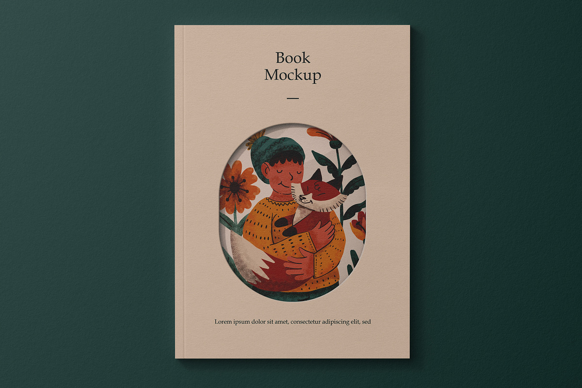 Hard Cover Book Mockup Kit, a Books & Magazine Mockup by Catkie - Digital Art (Photo 5 of 10)
