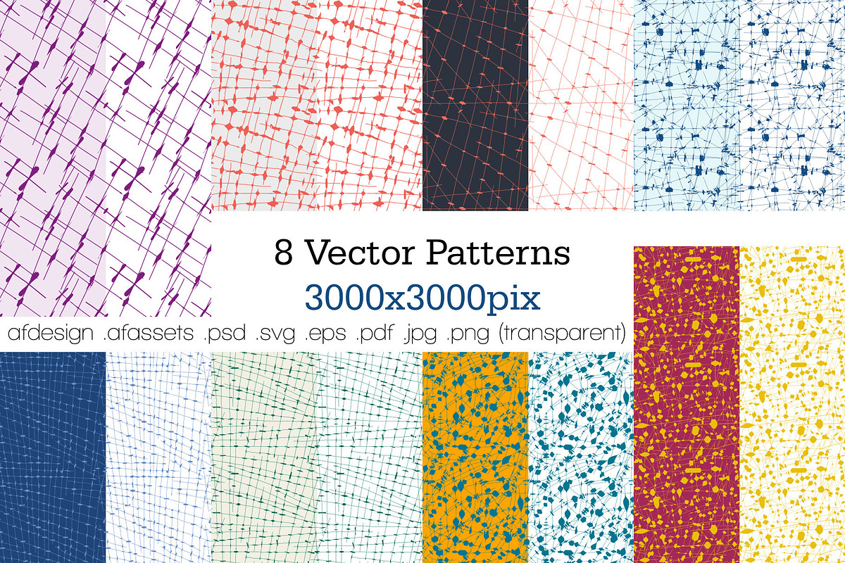 HATCHING - Vector Patterns & Motifs, a Pattern Graphic by Graphilupe (Photo 2 of 11)