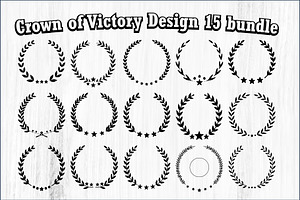 Crown of Victory Laurel Wreath desig, an Object Graphic by Designs_River