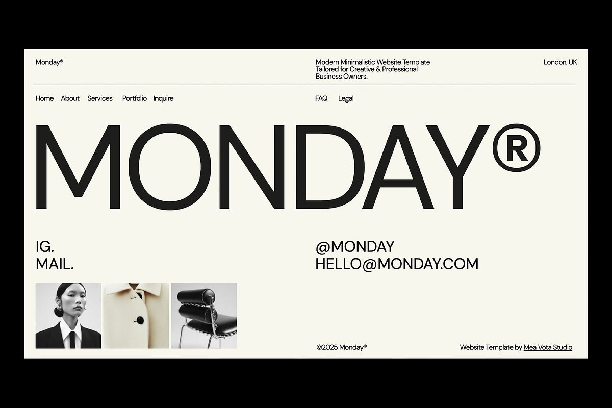 Monday Showit Website Template preview 5