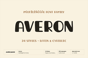 Averon Handwritten Playful Typeface, a Handwritten Font by alpercakici