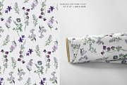 Watercolor Wildflower Clipart Set, an Illustration by Patishop Art (Thumbnail 22 of 23)