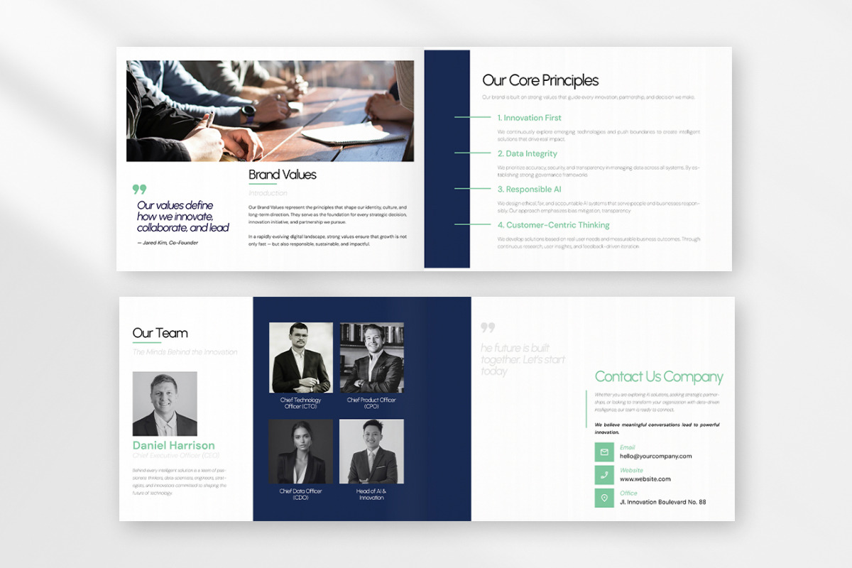 AI Machine Learning Whitepaper, a Brochure Template by twinstd (Photo 7 of 7)