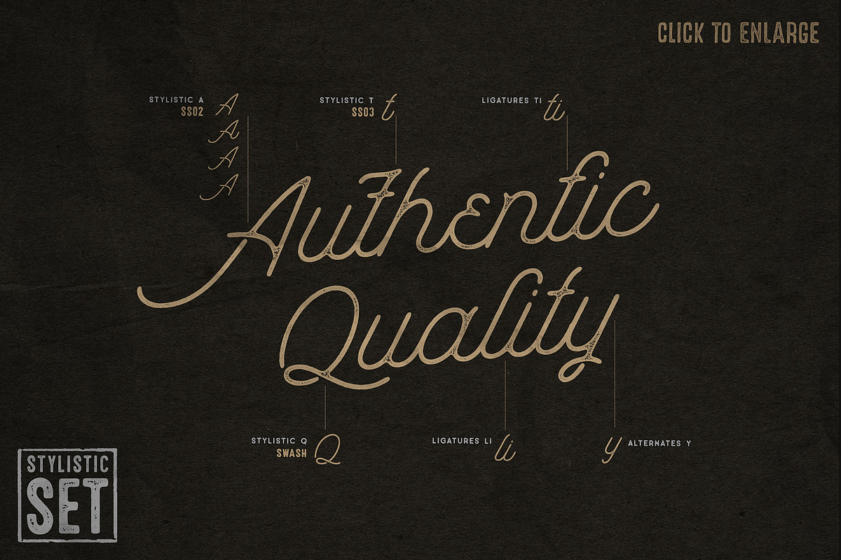 TakeTrails Script Vintage Typeface, a Script Font by Wandery Supply