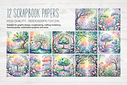 Colorful Woodland, a Background Graphic by Curve Design (Thumbnail 2 of 7)