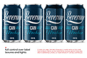 330ml Classic Can Mockup | ANIMATED, a Packaging Mockup by AY Mock-Ups (Thumbnail 5 of 10)