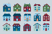 Scandinavian Houses and Flowers, a Decorative Illustration by vanloveart (Thumbnail 4 of 9)