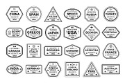 Passport travel stamps of visa, an Icon by Volyk (Thumbnail 2 of 3)