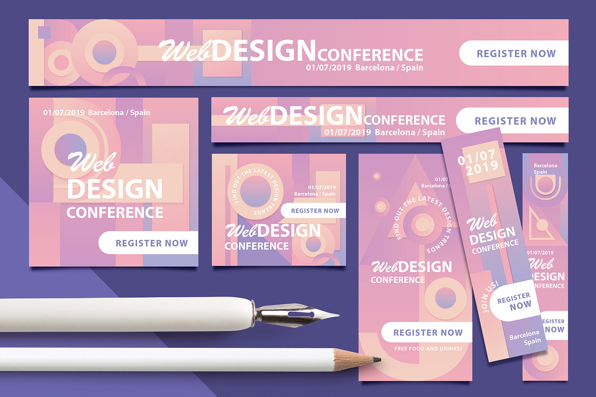 Tribe Web Banner Template Collection, a Websites & App Template by Polar Vectors (Photo 1 of 3)