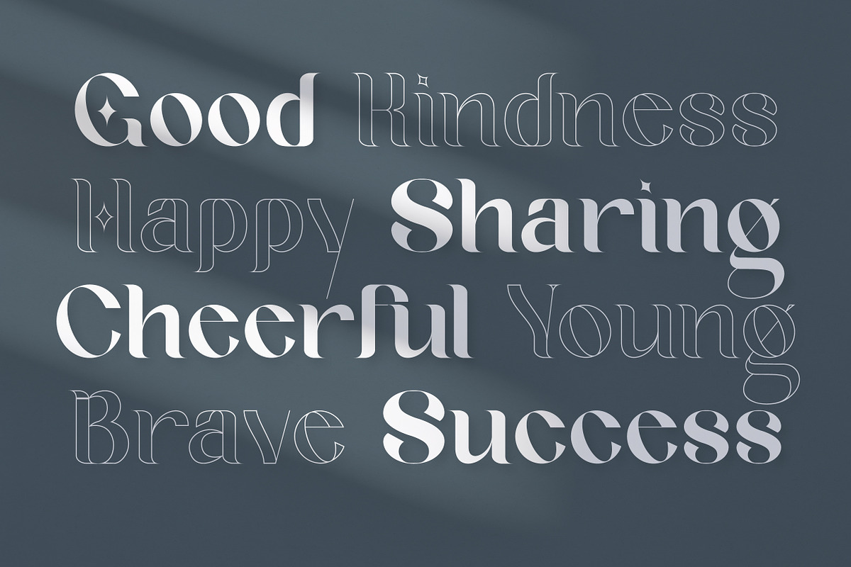 Geyster Modern/Vintage Font, a Serif Font by Lettertype Studio (Photo 4 of 10)