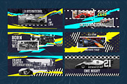 Nascar Facebook Cover Templates, a Social Media Template by Azruca (Thumbnail 4 of 8)