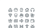 iOS Edge - 1200 Line Icons, an Outline Icon by Flaticons (Thumbnail 3 of 7)