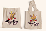 Mom Boss Mothers Day T-Shirt svg, an Object Illustration by Ghagra (Thumbnail 6 of 7)