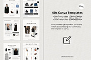 Fashion Blogger LTK Canva Template, a Social Media Template by Deb Creative Studio (Thumbnail 2 of 10)