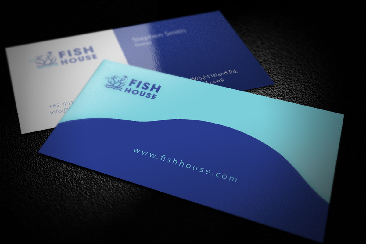 Fish House, a Branding & Logo Template by Cre8iveSense (Photo 2 of 4)