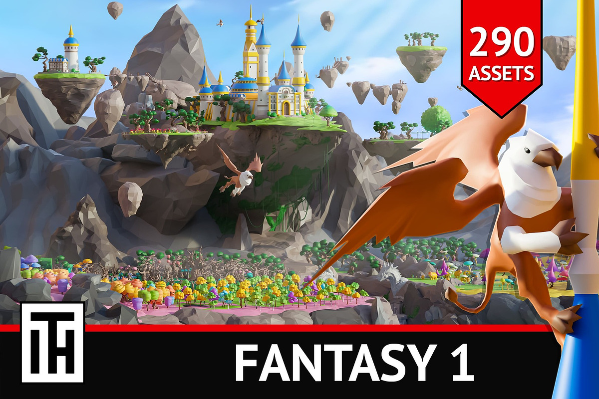 Fantasy 1, an Environmental 3D Model by ithappy (Photo 1 of 40)