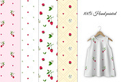 Fruit & Berry Seamless Pattern Pack, a Pattern Graphic by ZabolotnaArt (Thumbnail 3 of 7)
