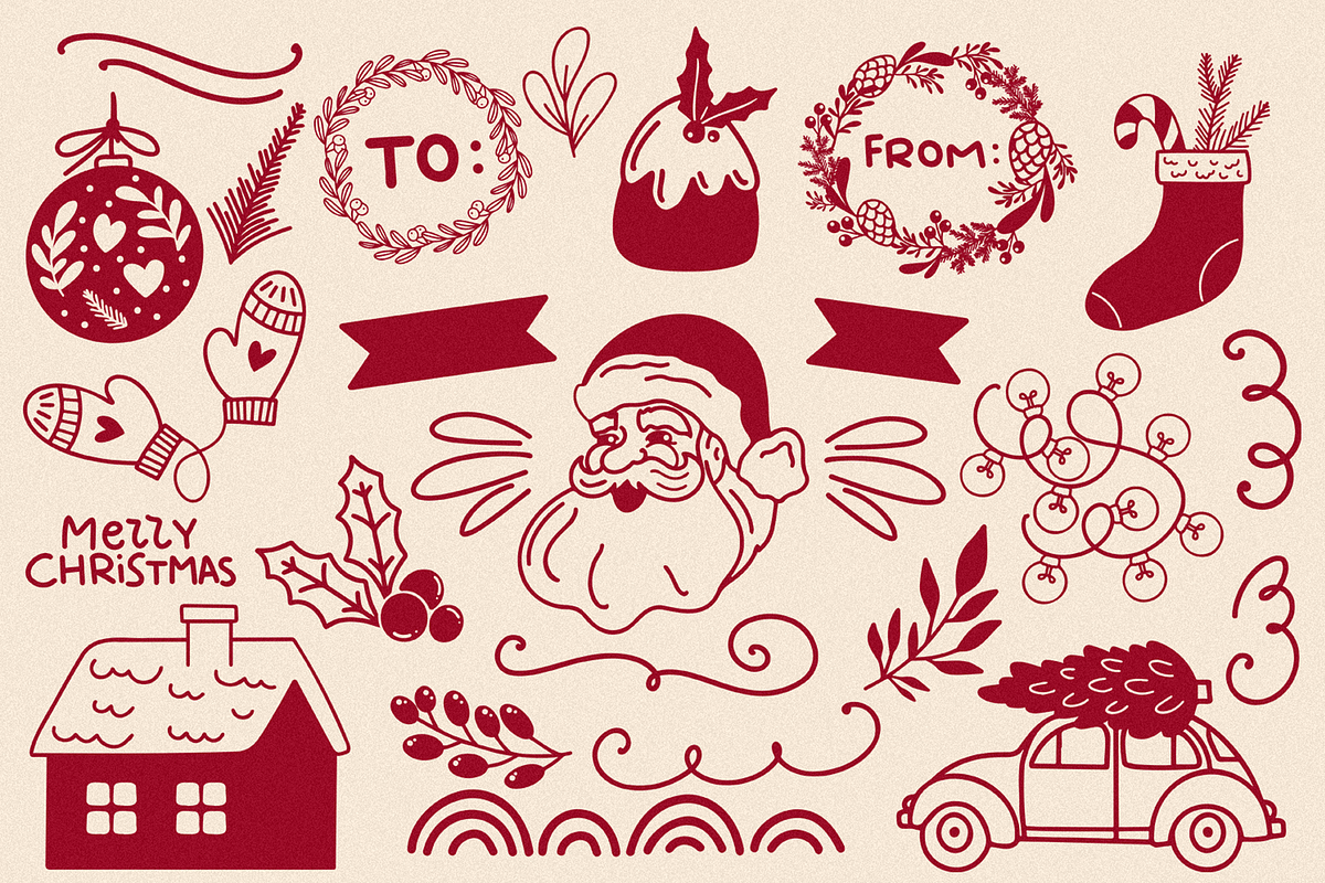 Christmas Font & Doodles collection, a Script Font by CallMeStasia (Photo 7 of 18)