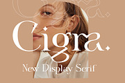 Cigra - Stylist Serif With Ligature, a Sans Serif Font by Identy Studio (Thumbnail 1 of 18)