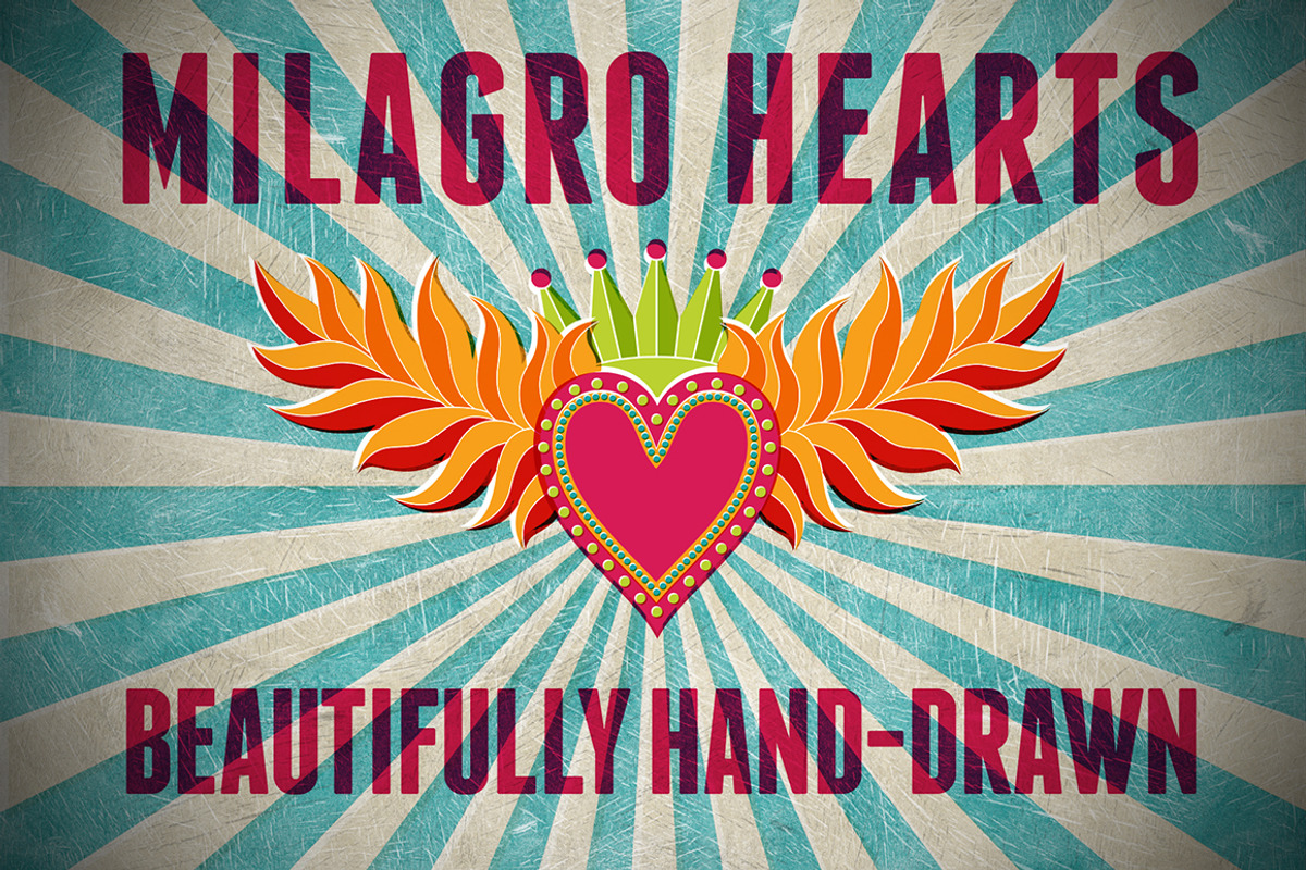 MILAGRO HEARTS VECTORS, an Illustration by Lee Iley (Photo 1 of 5)
