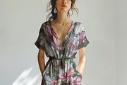 Maxi Dress Mockup, an Apparel Mockup by Nora Gad (Thumbnail 5 of 14)