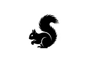 Squirrel Silhouette Vector Bundle, an Illustration by yasushie (Thumbnail 5 of 48)