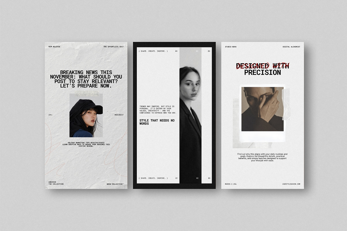 ZENO | Instagram Template (II), a Social Media Template by The Aesthetic Studio (Photo 5 of 10)